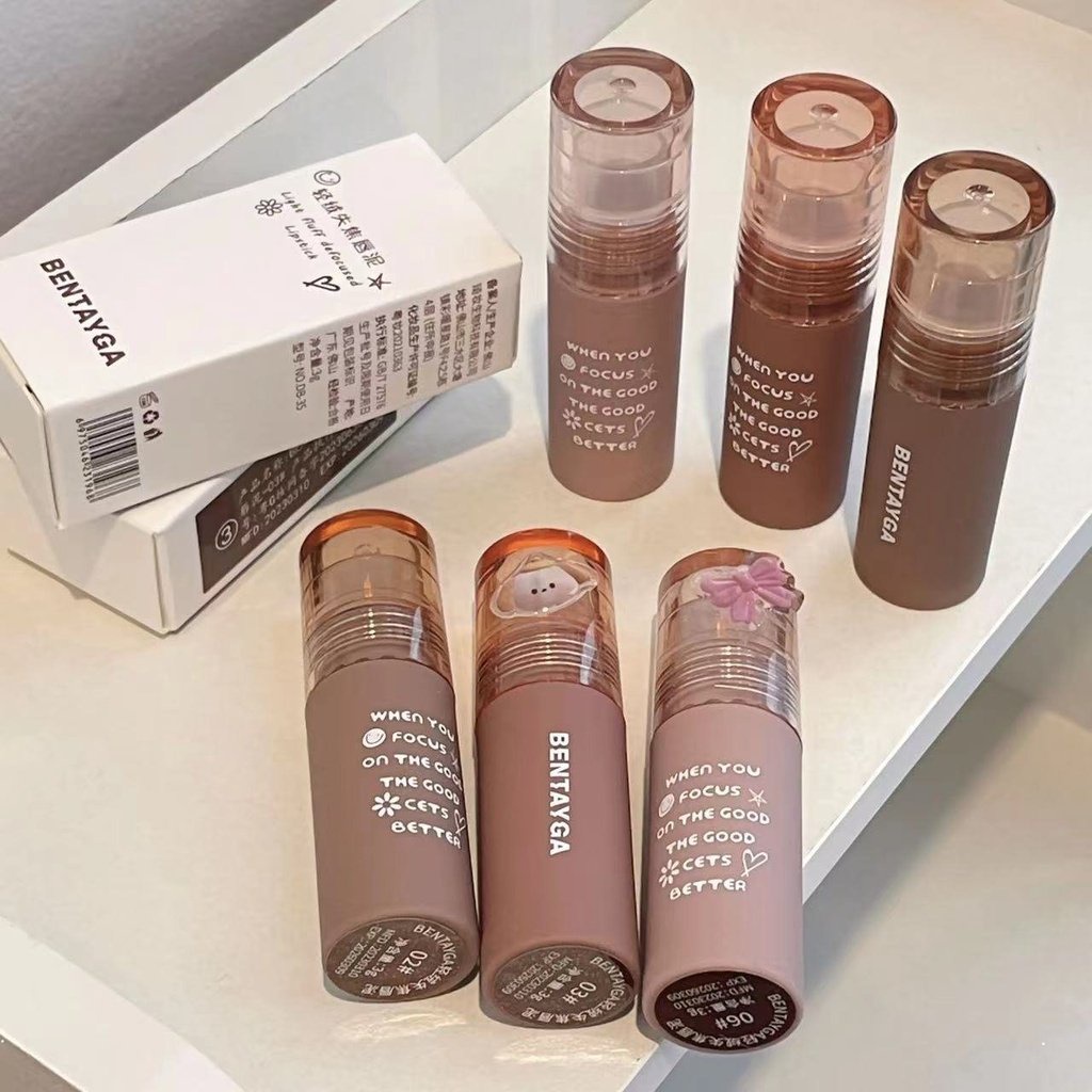 Son Môi Bentayga Chất Nhung Lì Chống Thấm Nước Lâu Trôi Thiết Kế Ống Tròn