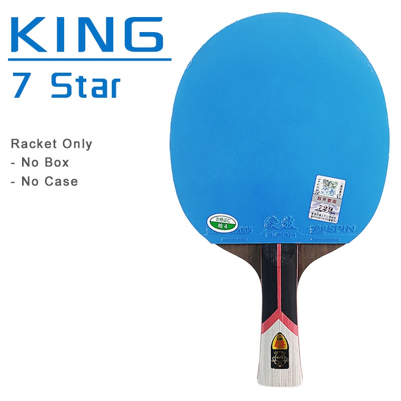 Vợt Bóng Bàn 729 King 6 / 7 Star Bằng Cao Su Dính Phong Cách Mới