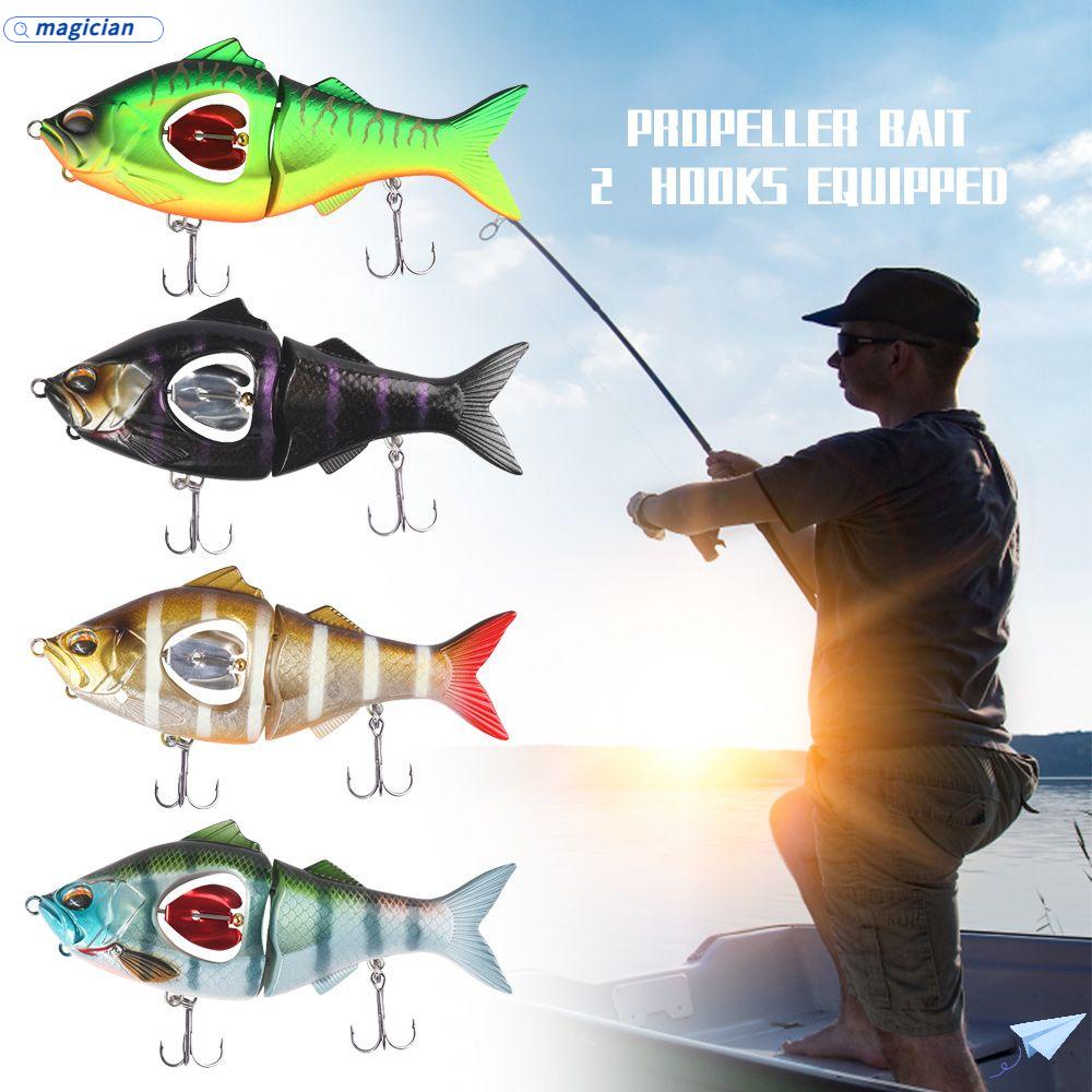 MAG Mồi Câu Cá Giả 10g 8.3cm 2 Đoạn Xoay Được