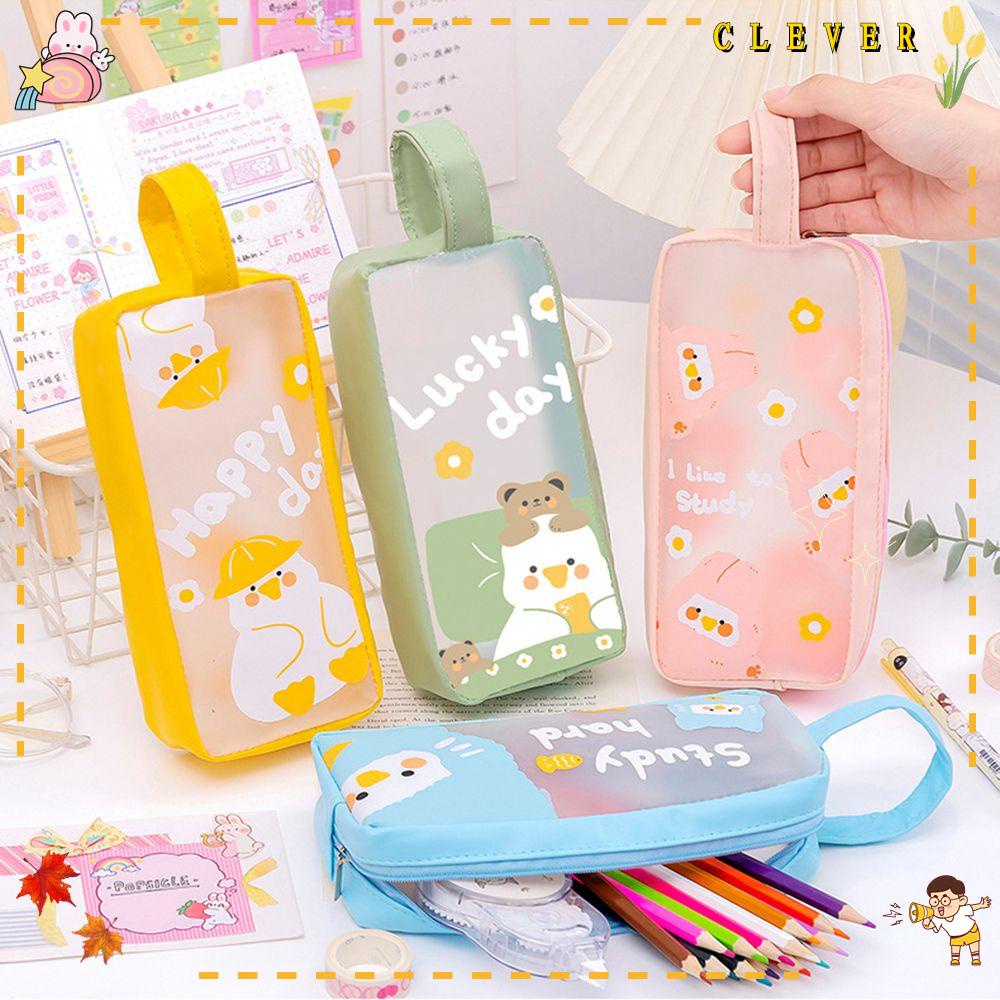 CLEVER Túi Đựng Bút Cỡ Lớn Chống Thấm Nước Đa Năng Tiện Dụng