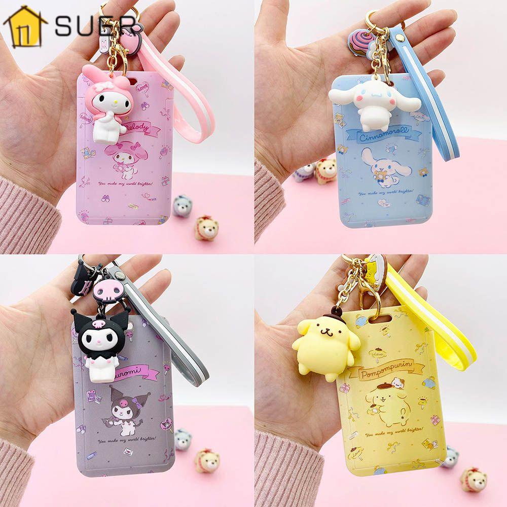 SUENIN Ốp Lưng Trong Suốt Đựng Thẻ ID Gắn Cửa Sổ Trường Học