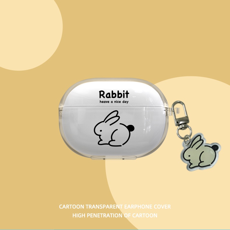 Vỏ Bảo Vệ Hộp Sạc Tai Nghe Bluetooth Không Dây RedMi Buds4 pro Bằng TPU Mềm Trong Suốt Họa Tiết Hoạt Hình Dễ Thương