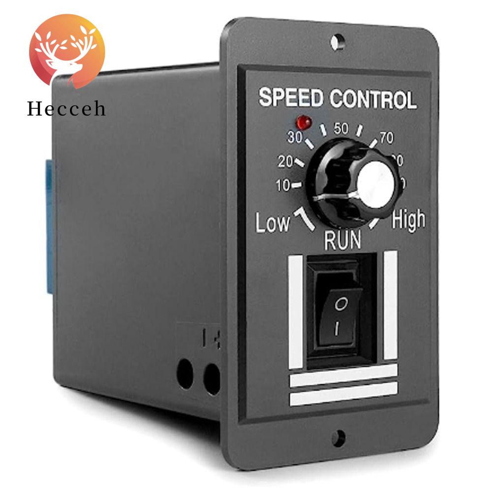 HECCEH Bộ Điều Khiển Tốc Độ Động Cơ Chổi Than DC Bằng Nhựa Đồng Thau Nhỏ Gọn Dành Cho Thợ Điện