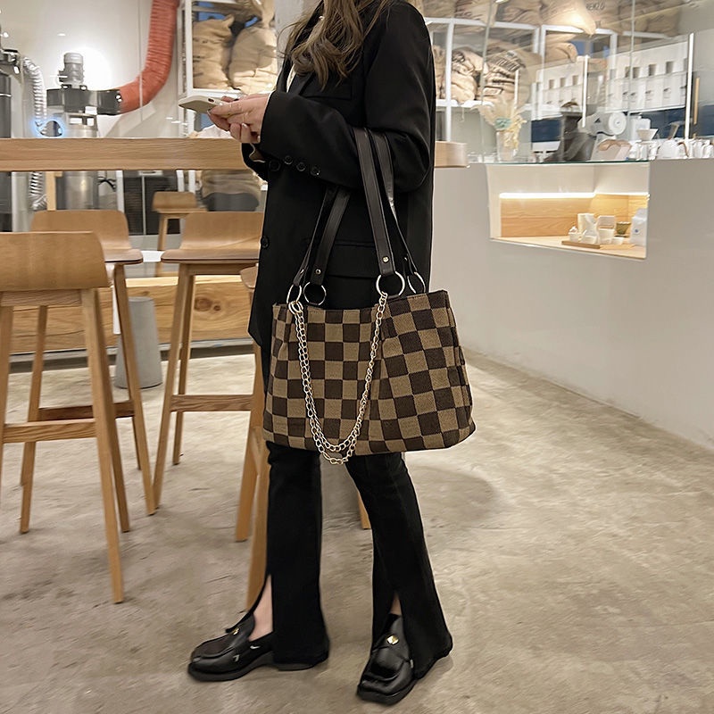 Túi Xách Canvas Sức Chứa Lớn Kiểu Dáng Đơn Giản Thời Trang Dành Cho Nữ