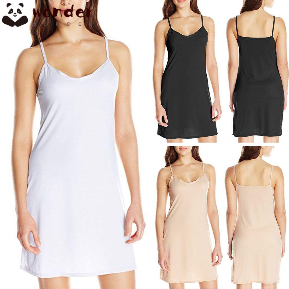 WONDER Đầm Cổ Chữ V Hở Lưng Quyến Rũ Thời Trang Dành Cho Mùa Hè