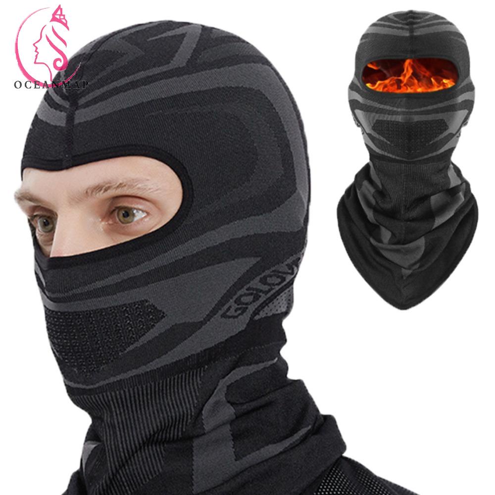 OCEANMAP Khẩu Trang Balaclava Thoáng Khí Chống Gió Chống Nắng Thấm Hút Mồ Hôi Dùng Khi Đi Xe Máy