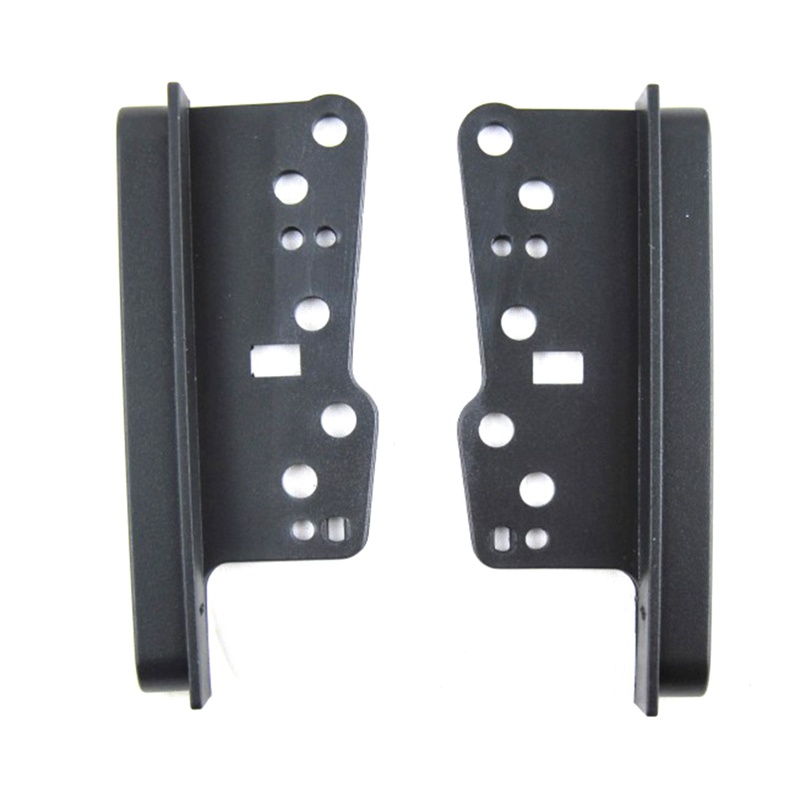 Bộ 2 Khung Viền Màu Đen Bằng Nhựa ABS Cho Radio Xe Hơi Toyota Yaris Echo Vitz 1999-2005 DVD
