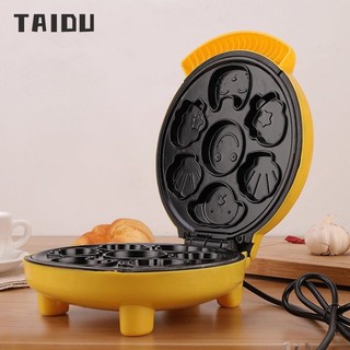 Máy nướng bánh waffle TAIDU mini tự động đa năng dành cho trẻ em