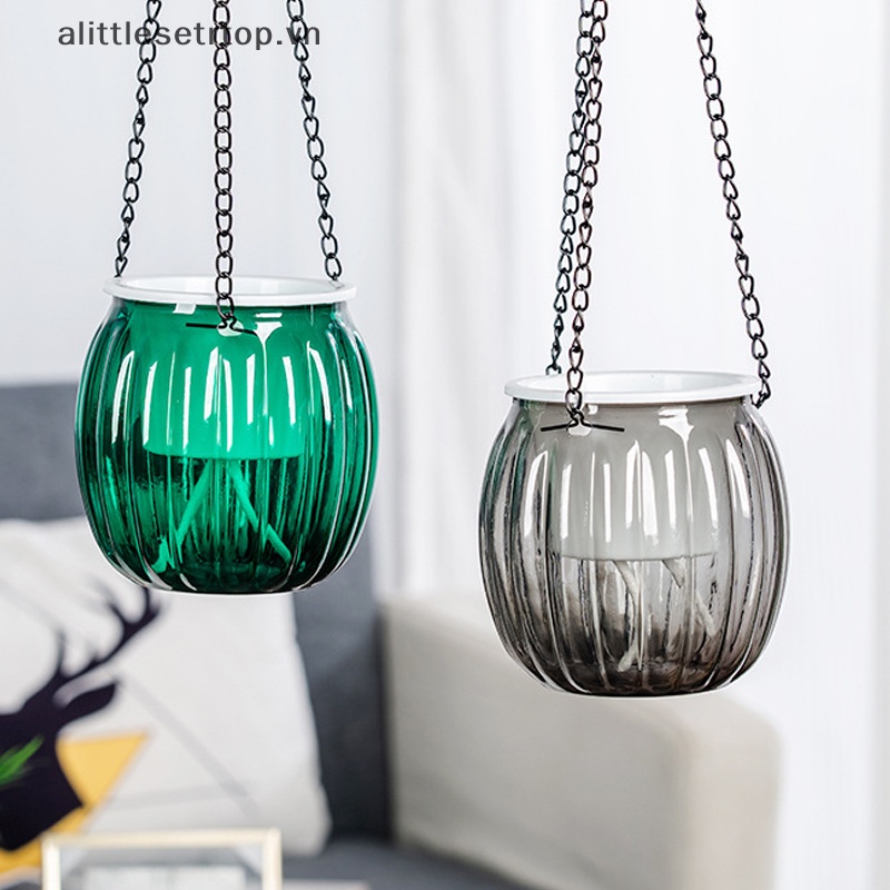 Alittlesetrtop lọ hoa treo bình nuôi cấy đất tự tưới nước máy trồng cây bằng nhựa.