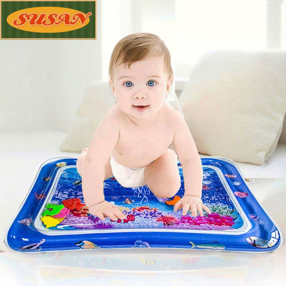 SUSANS Thảm Nước Bơm Hơi Đa Năng Họa Tiết Hoạt Hình Xinh Xắn Dành Cho Bé