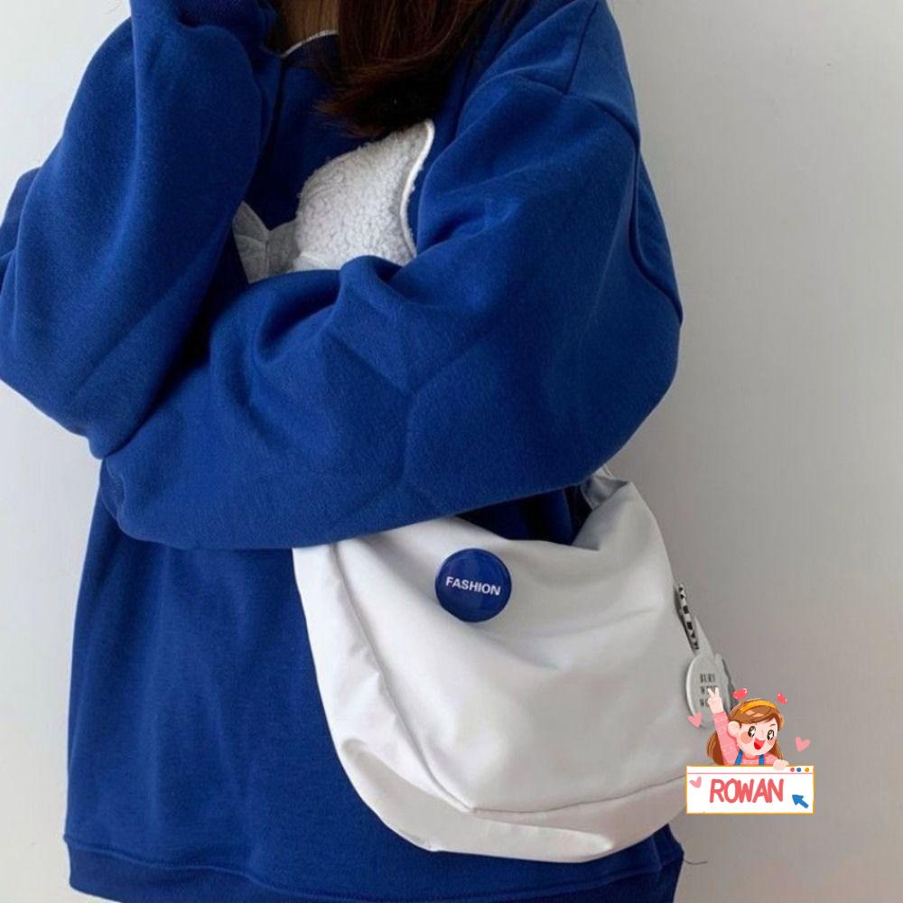 ROWANS Túi Xách Vải Bố Dung Tích Lớn Thời Trang