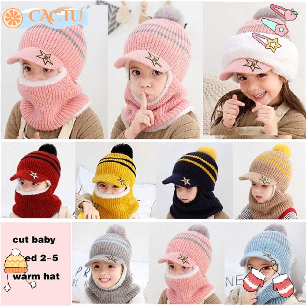 CACTU Mũ Len Beanie Giữ ẤM Cho Bé Trai Và GáI