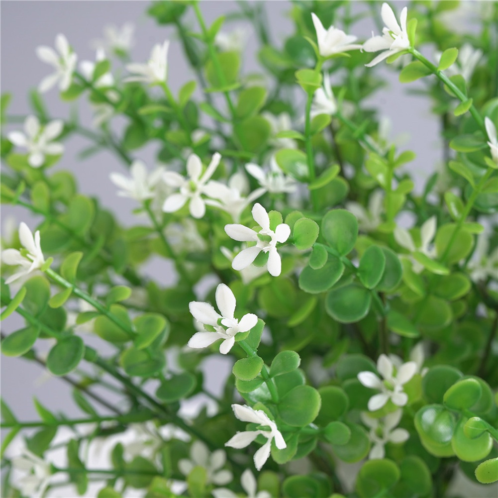 1 Cành Hoa Lá Nhân Tạo Trang Trí Nhà Cửa / Tiệc Cưới DIY