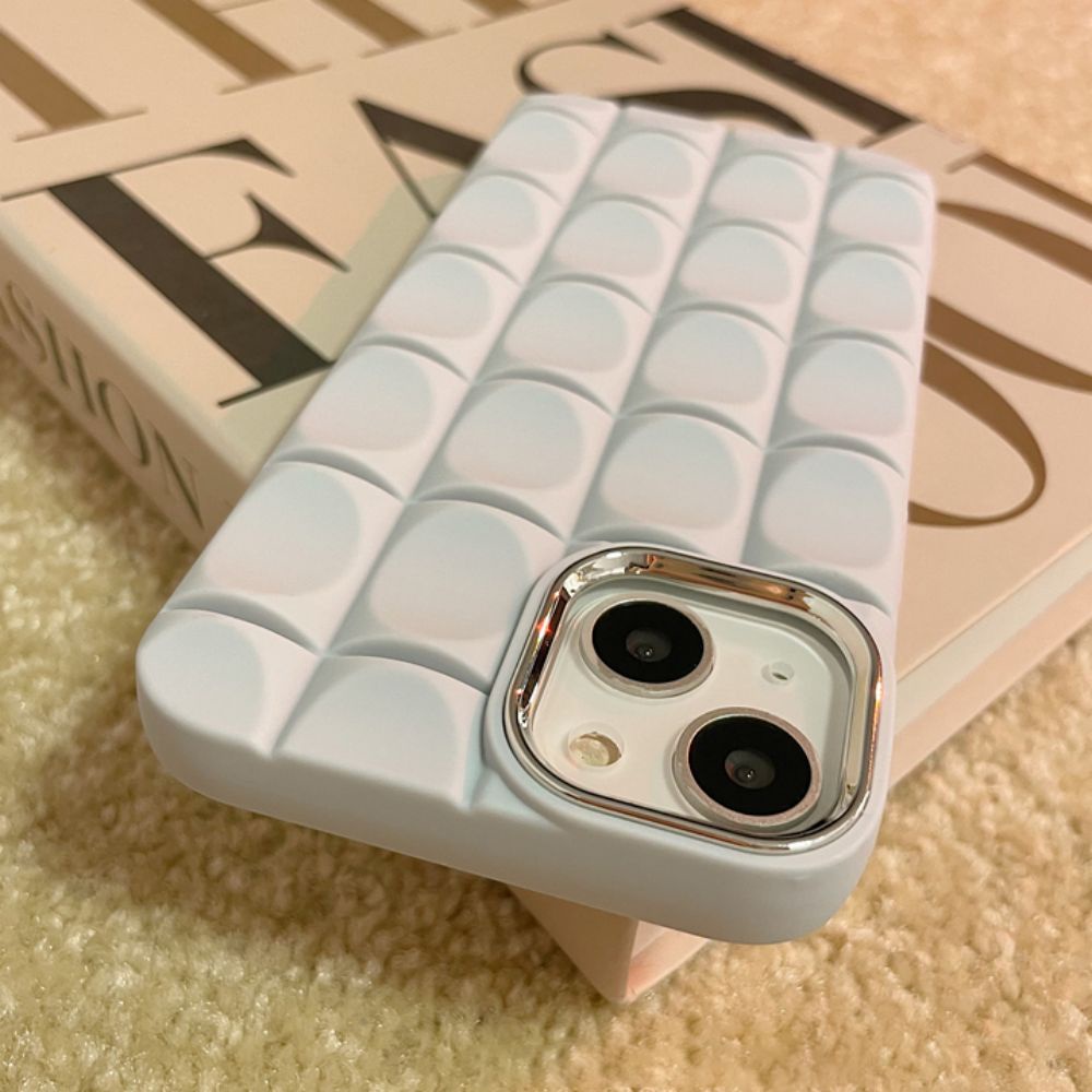 Ốp Điện Thoại TPU Mềm Nhám Chống Sốc Chống Trượt Mạ Điện In Họa Tiết 3D Cho IPhone 11 12 13 14 Pro Max