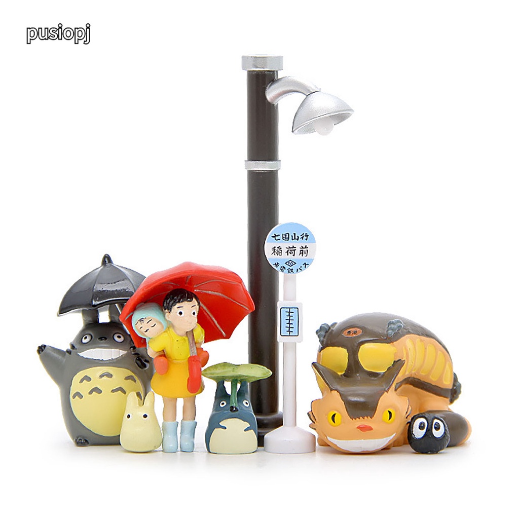 Bộ 8 Mô Hình Nhân Vật Hoạt Hình Ghibli My Neighbor Totoro