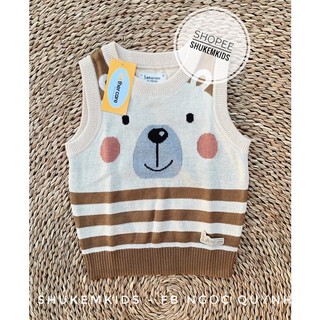 Áo gile len size to (2-6T) mềm đẹp bé