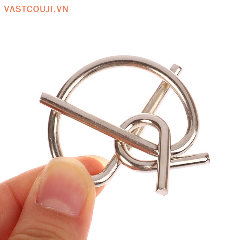 Bộ 8 Món Đồ Chơi Xếp Hình VASTJI Bằng Kim Loại Độc Đáo Cho Trẻ Em Và Người Lớn
