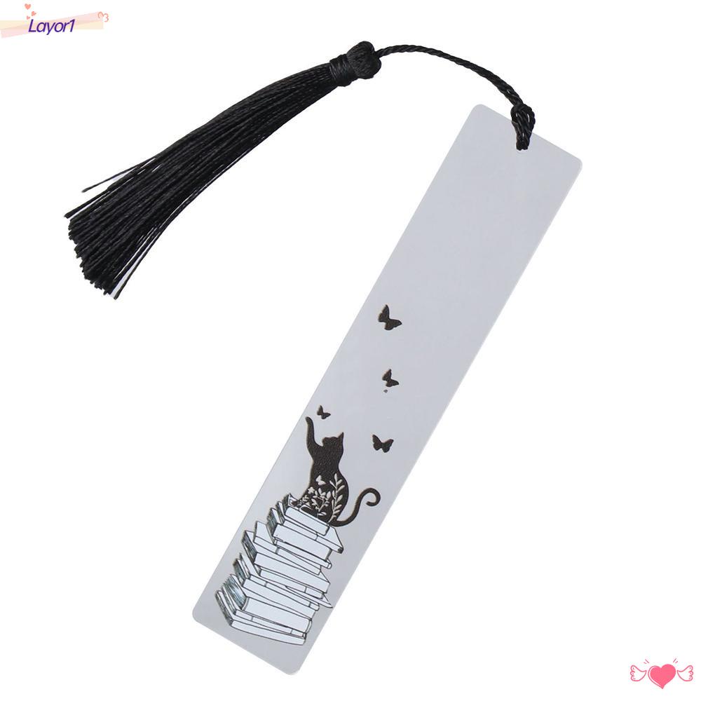 LAYOR1 Giá Đỡ Sách Bằng Acrylic In Hình Mèo Truyền Cảm Hứng