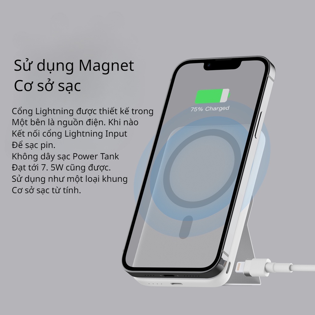 Sạc Dự Phòng Không Dây Orsen EW56 MagCharge 7000mAh | Túi Pin Sạc Dự Phòng USB Loại C 100% Chất Lượng Cao