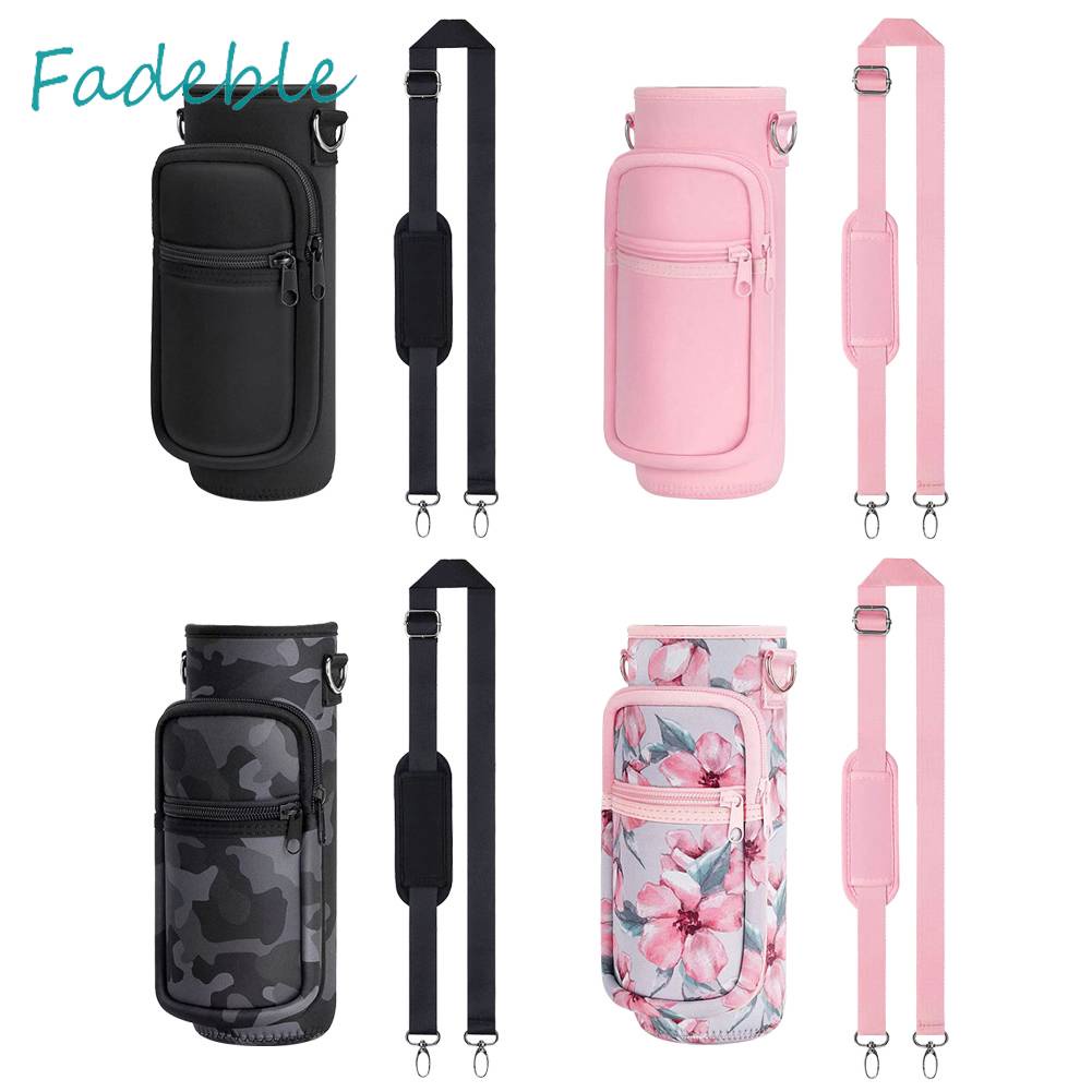 Túi Đựng Bình Nước 1000ML Bằng Cao Su Tổng Hợp Có Dây Đeo Vai Điều Chỉnh Đ