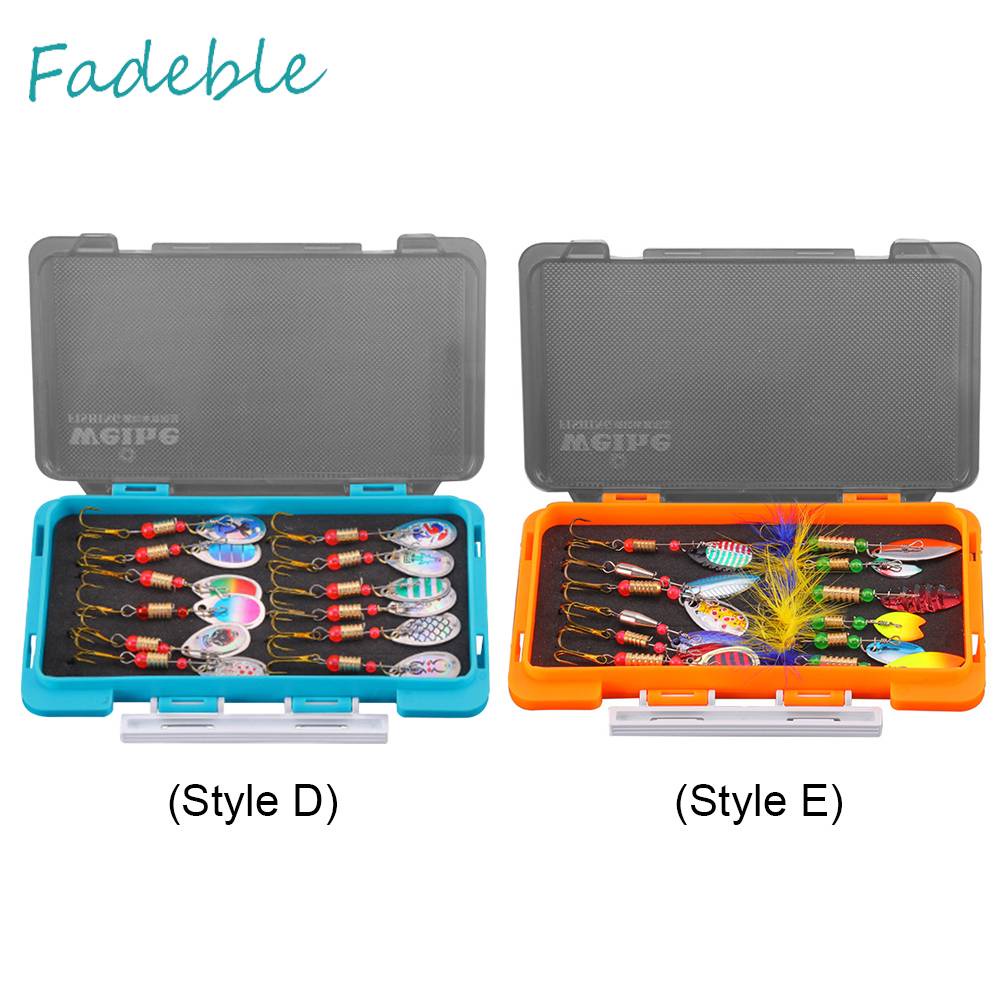 Set 12 Mồi Giả Nhử Cá Bằng Chất Liệu Sequin Gắn Kèm Móc Câu Tiện Dụng