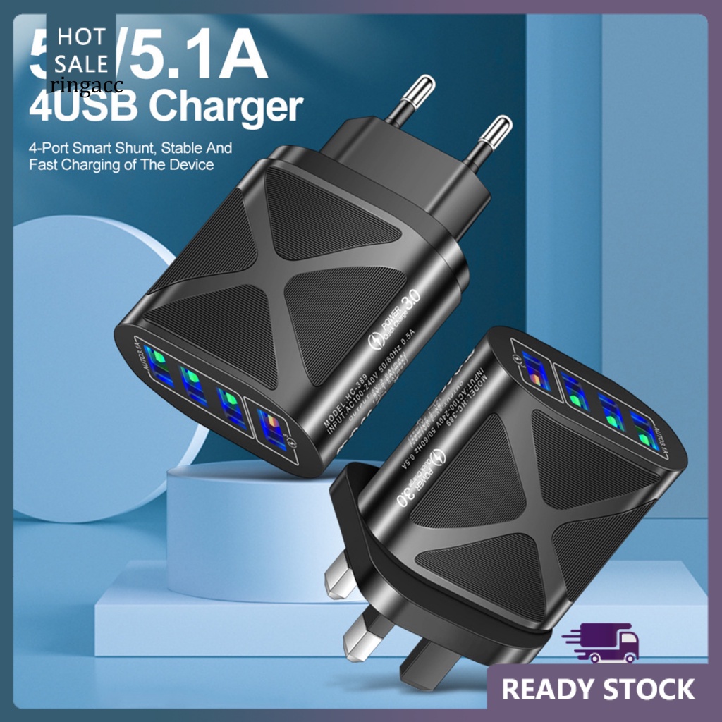 Bộ SạC Nhanh 4 CổNg USB TiệN DụNg Cho Văn PhòNg