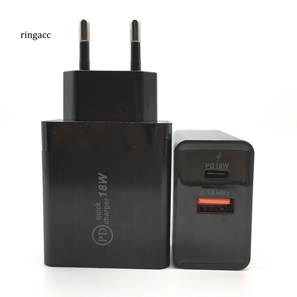 Cục Sạc Nhanh Mini USB PD 18W Nhiệt Độ Thấp Cho Android