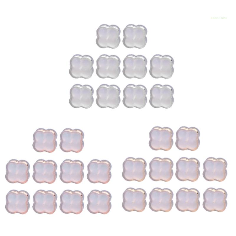 Set 10 Nút Bịt Lỗ Tai Bằng Silicon DIY