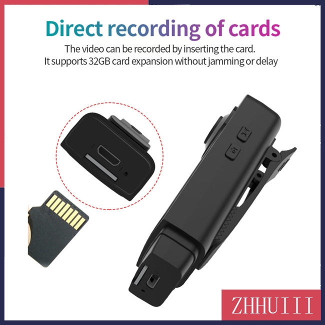 Bút Máy Quay Phim JT A18 Mini Hd 1080p Kẹp Lưng Có Thể Đeo Vào Kết Nối Với Điện Thoại Di Động