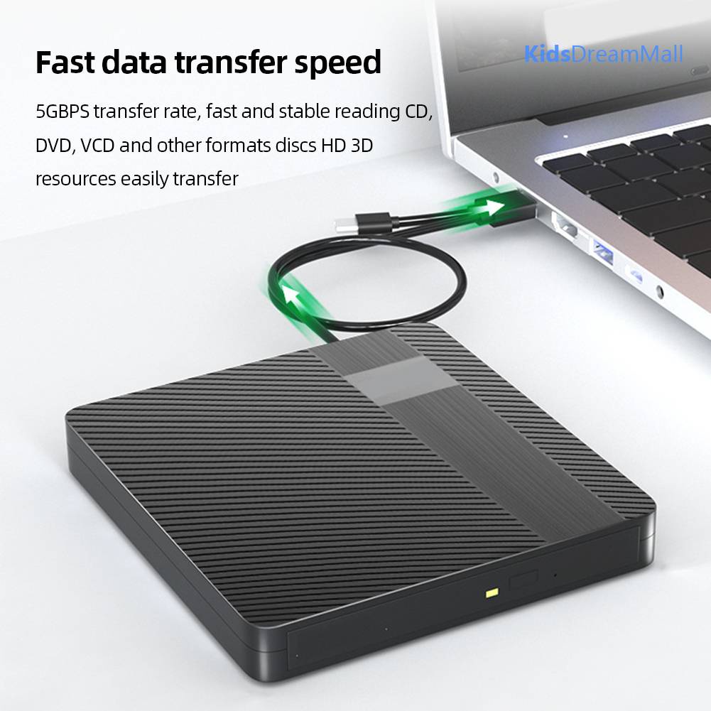 Ổ Đĩa USB 3.0 Và Type-C DVD RW CD Cho Laptop PC