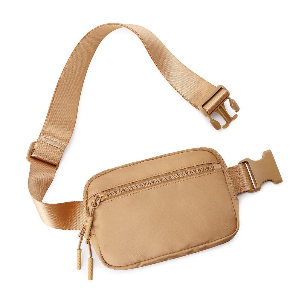 Túi Đeo Hông / Thắt Lưng Với 4 Ngăn Đựng Đồ Mini Gọn Nhẹ Có Khóa Kéo Tùy Chỉnh Thời Trang Cho Nam Và Nữ