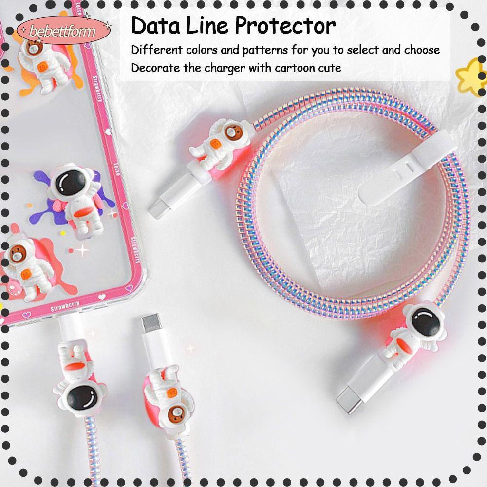 BEBETTERM Vỏ Bảo Vệ Dây Cáp Sạc USB Bằng Silicon