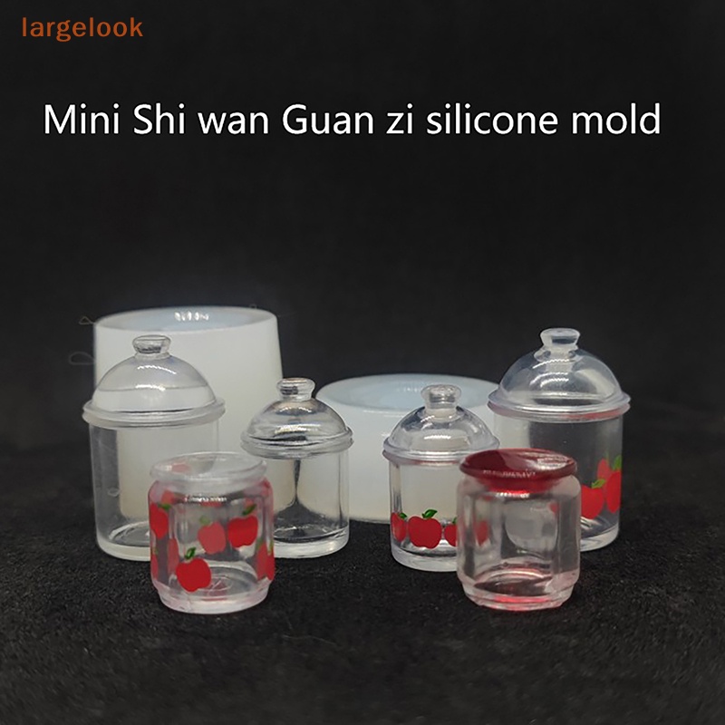 Mô Hình Hũ Bánh Quy / Kẹo / Thức Ăn Mini Bằng Silicone Cho Nhà Búp Bê