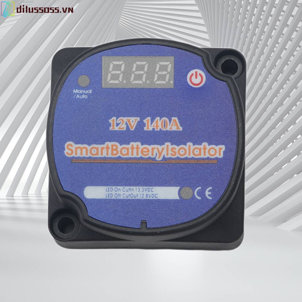 Rơ Le Sạc 12V 140Amp Màn Hình Kỹ Thuật Số Cho Tàu Thuyền Caravan 4X4