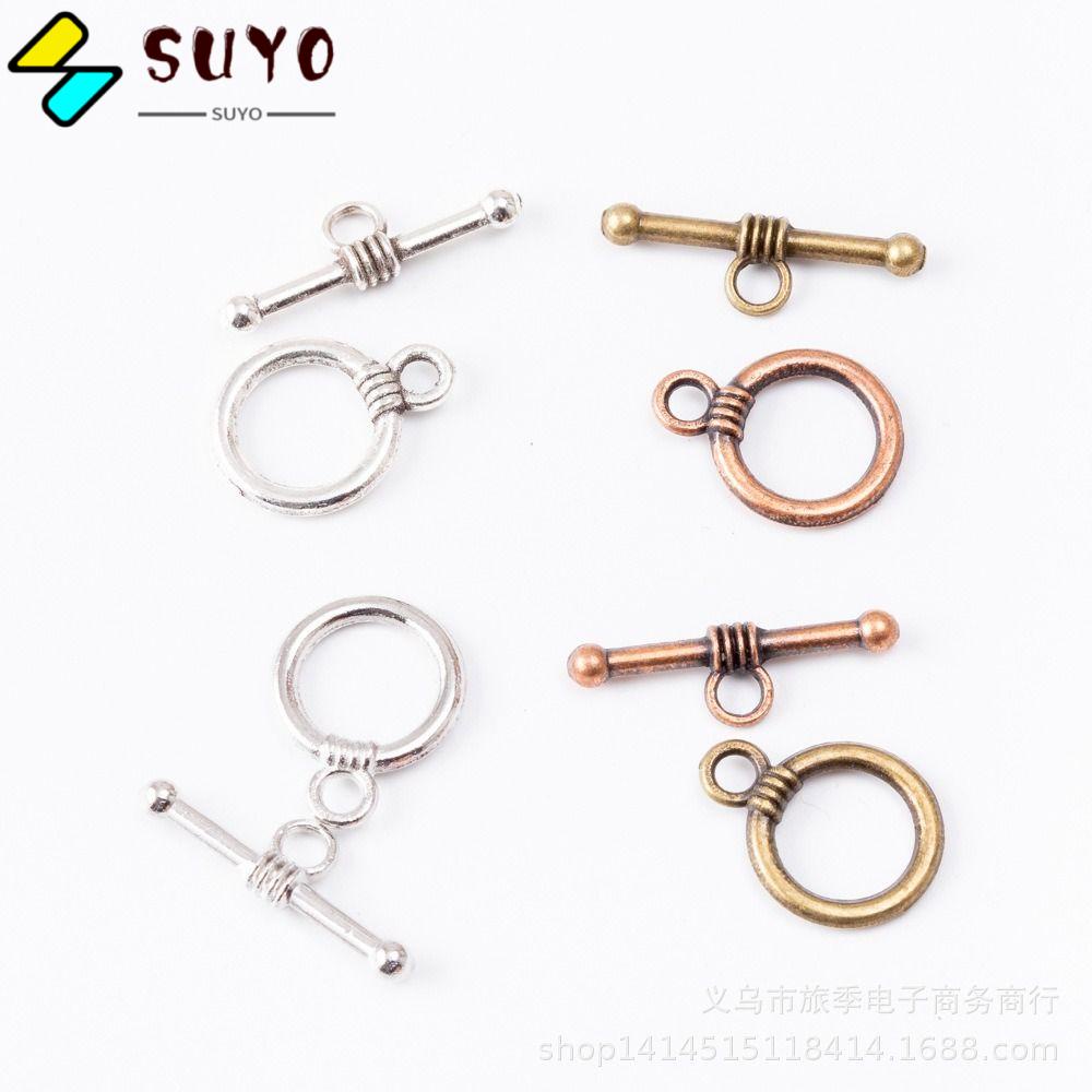 SUYO Khóa Cài Vòng Đeo Tay Bằng Hợp Kim DIY