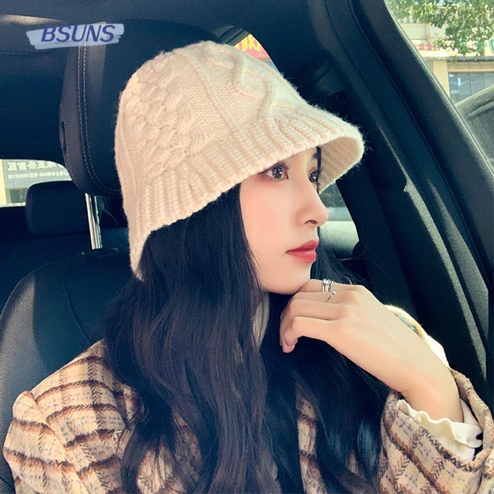 BSUNS Mũ Len Giữ Ấm Thời Trang Mùa Đông Cho Nữ