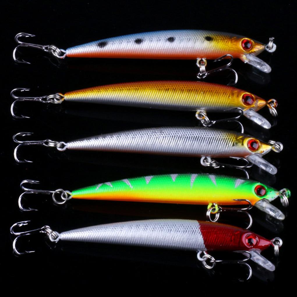 Set 56 Mồi Giả Nhử Cá Bằng Nhựa Gắn Kèm Móc Câu Tiện Dụng Chất Lượng Cao