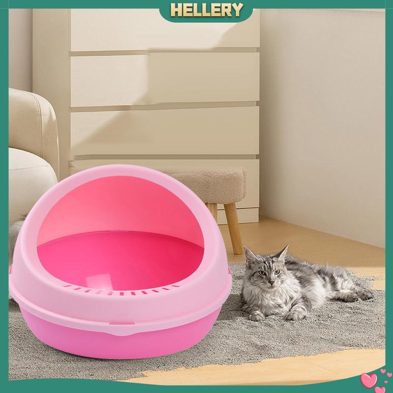 Khay Đựng Cát Vệ Sinh Chống Văng Có Khung Tháo Rời Được Cho Mèo Cưng