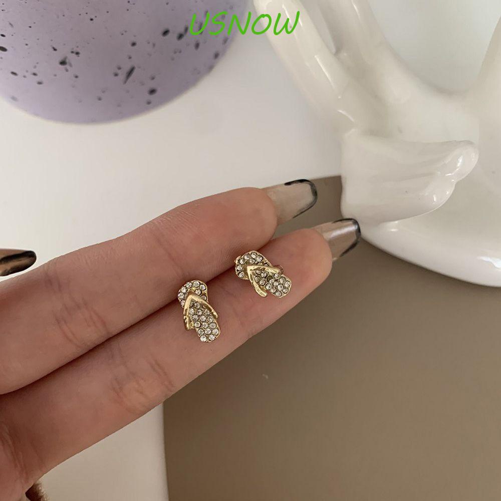 USNOW Đôi Bông Tai Đơn Giản Thời Trang Cho Nữ