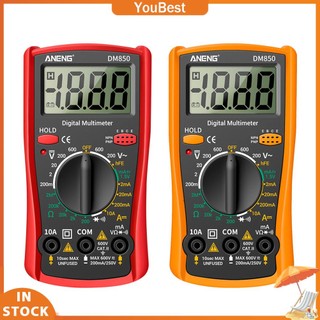 Aneng dm850 2000 tính vạn năng kỹ thuật số cao chính xác màn hình lcd vạn năng kỹ thuật số ac dc máy vôn kế