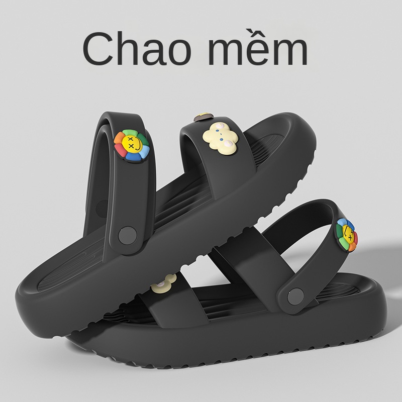 Giày Sandal Đế Dày Chống Trượt Thoáng Khí Dành Cho Nữ