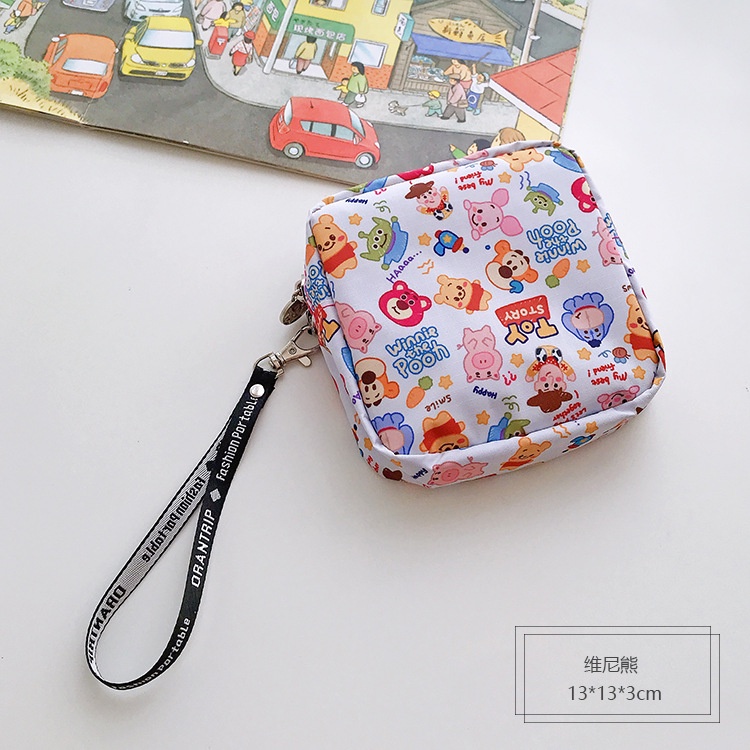 Túi Đựng Đồ Sức Chứa Lớn Họa Tiết Hoạt Hình Dễ Thương Túi Đựng Đồ Đa Năng Tiện Lợi