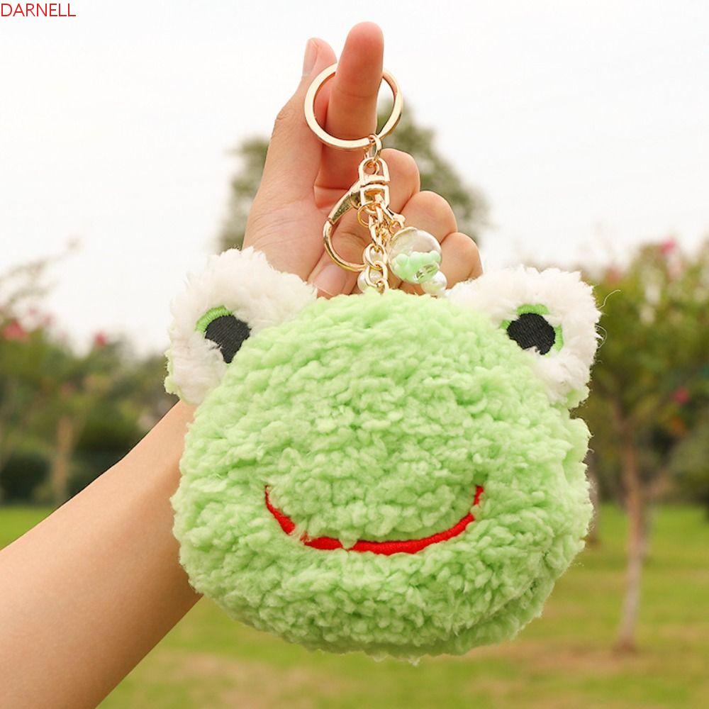 DARNELL Móc Khóa Hình Chú Ếch Nhồi Bông Vải Cotton Mềm Mại Cỡ Lớn Dùng Làm Quà Tặng Sinh Nhật