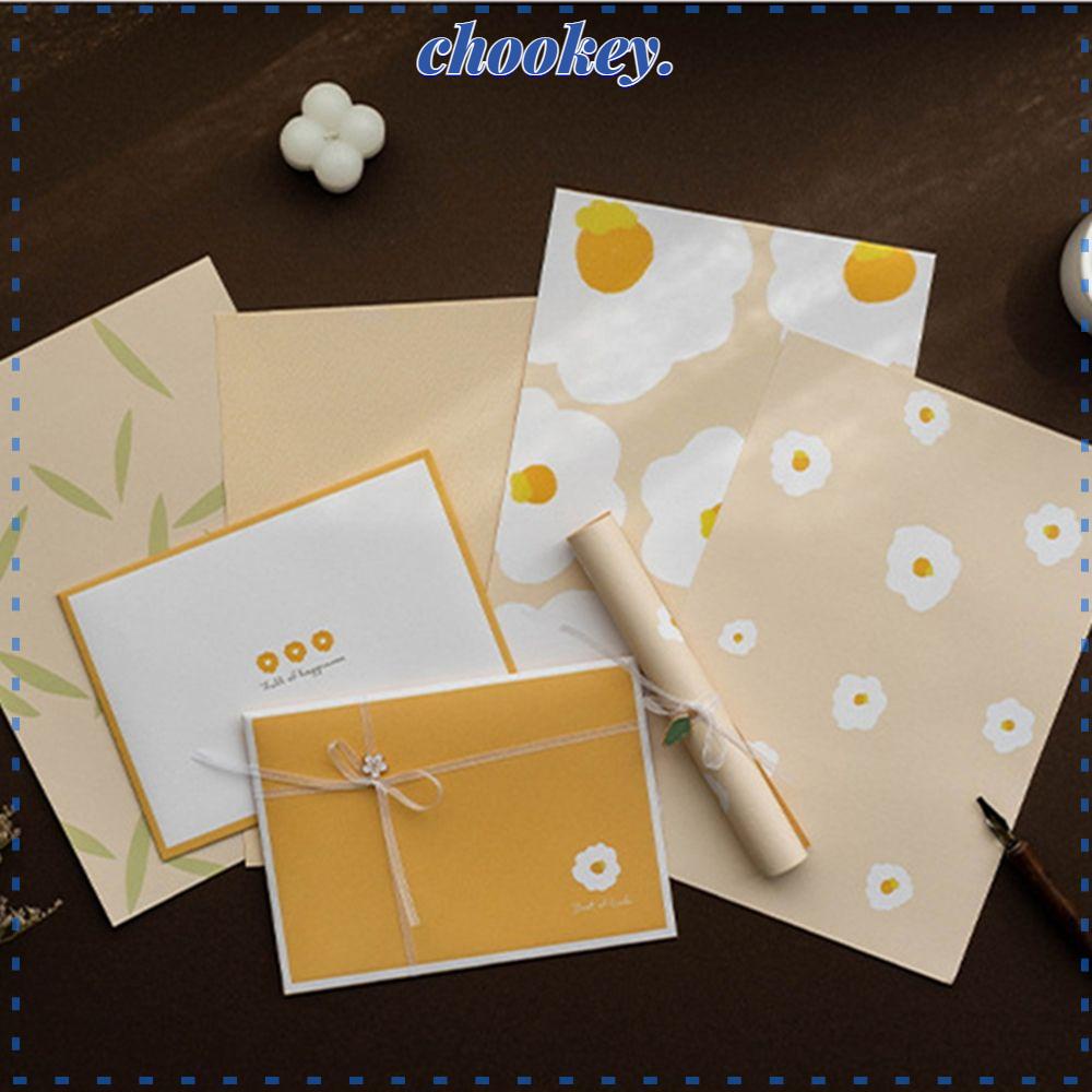 CHOOKEY Phong Bì Thư Bằng Giấy In Họa Tiết Hoạt Hình Dễ Thương Dùng Làm Quà Tặng