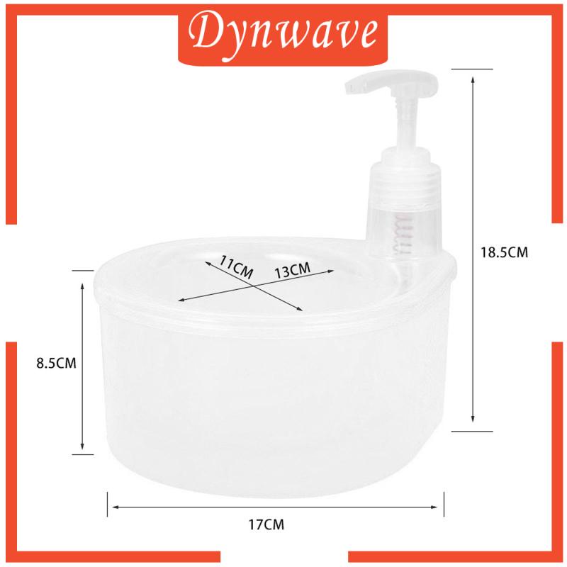 Bình Đựng Xà Phòng 1000ml Kèm Giá Đỡ Bọt Biển Chống Trượt Tiện Dụng