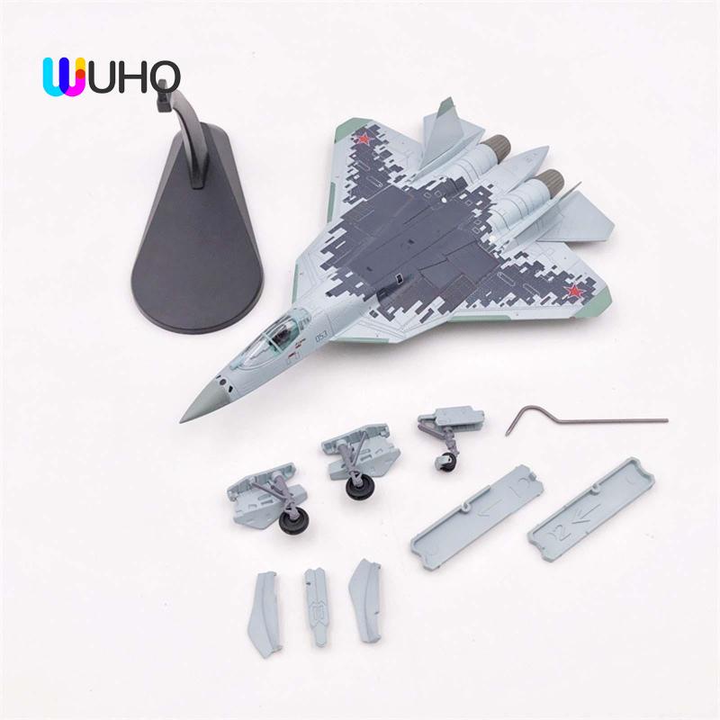 Máy Bay Chiến Đấu Nga Bằng Hợp Kim Màu Xám Tỷ Lệ 1 / 100