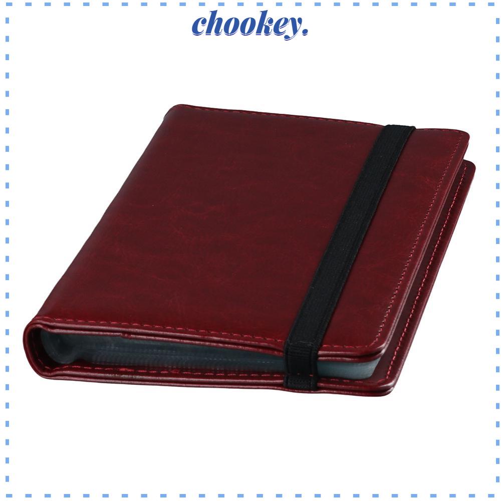 CHOOKEY Ví Da PU Đựng Thẻ Tên / Danh Thiếp Cỡ Lớn Co Giãn Tiện Dụng Cho Gia Đình