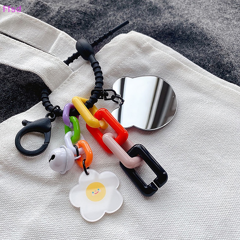 {Ffsd} Móc Chìa Khóa Xe Hơi / Túi Xách Hình Gấu Hoạt Hình Dễ Thương Nhỏ Gọn Trang Trí Phụ Kiện Bán Chạy Cho Nữ