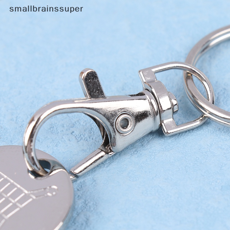 Bộ 2 Móc Treo Chìa Khóa Gắn Xe Đẩy Mua Sắm Bằng Kim Loại Tiện Dụng