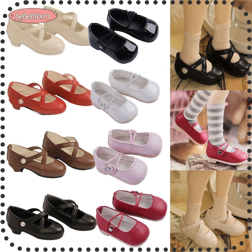 BEBETTERM Giày Da PU Thời Trang Cho Búp Bê BJD 7.0 * 2.8cm / 5.9 * 2.7cm